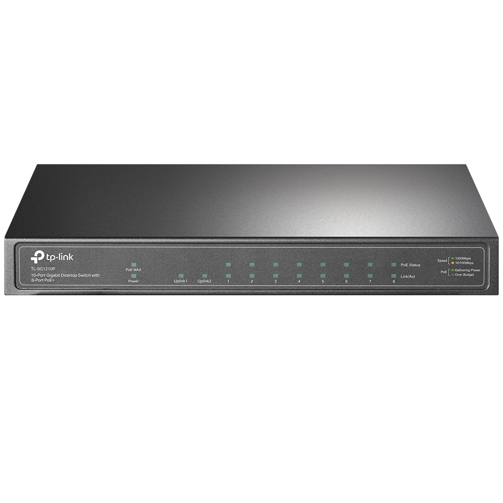 TP-Link  10-Port poE Gigabit Switch TL-SG1210P