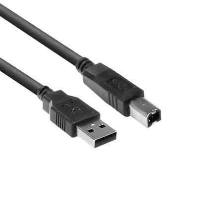 ACT USB 2.0 A male - USB B male 1,00 m