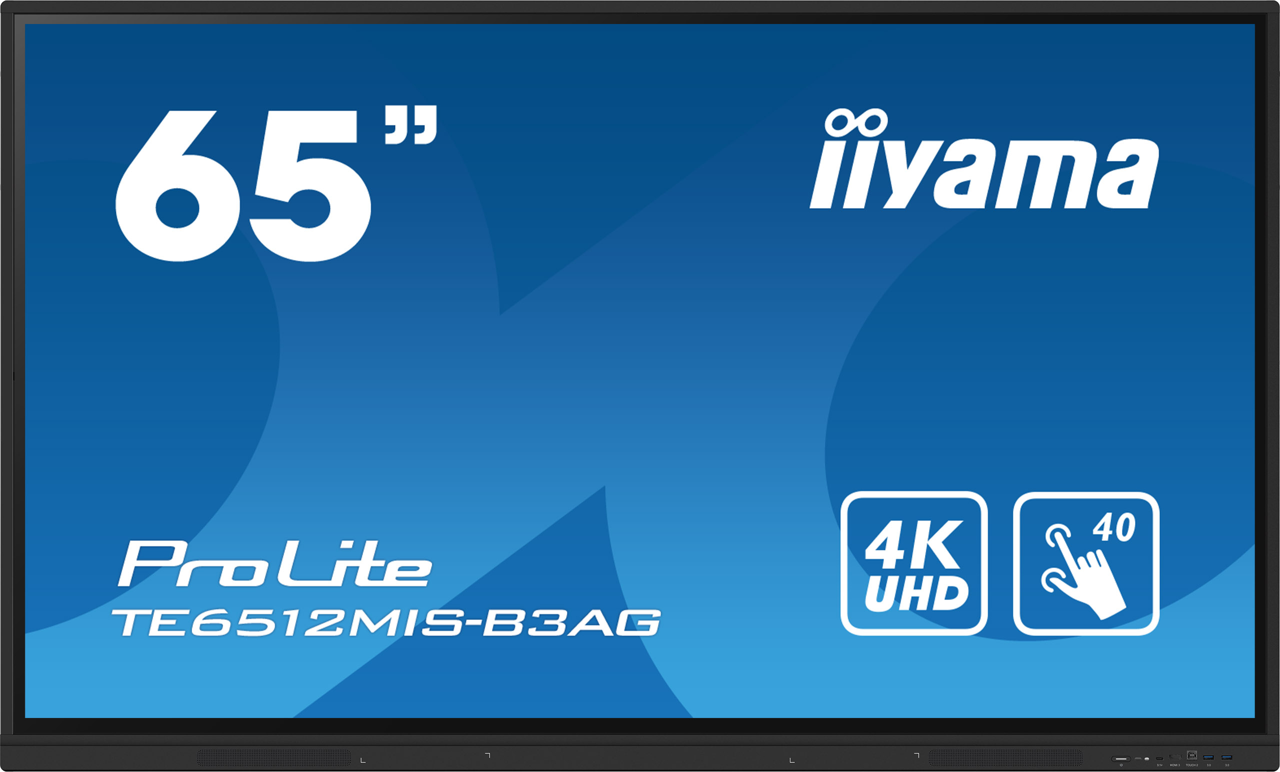 iiyama ProLite TE6512MIS-B3AG - 65inch 4K UHD Touchscreen monitor