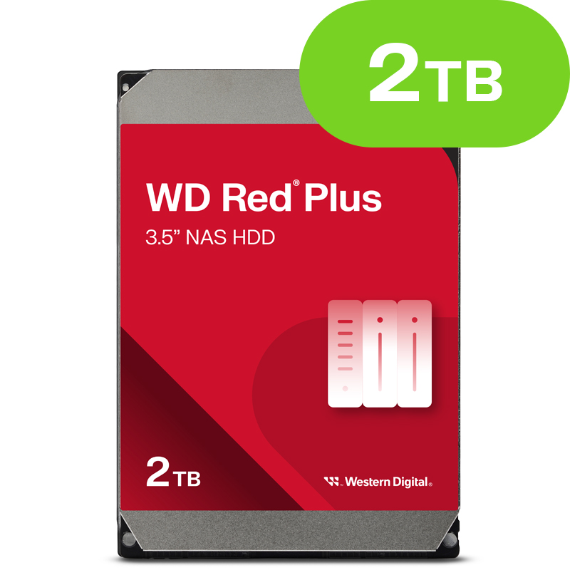 2TB Western Digital RED Plus HDD WD20EFPX