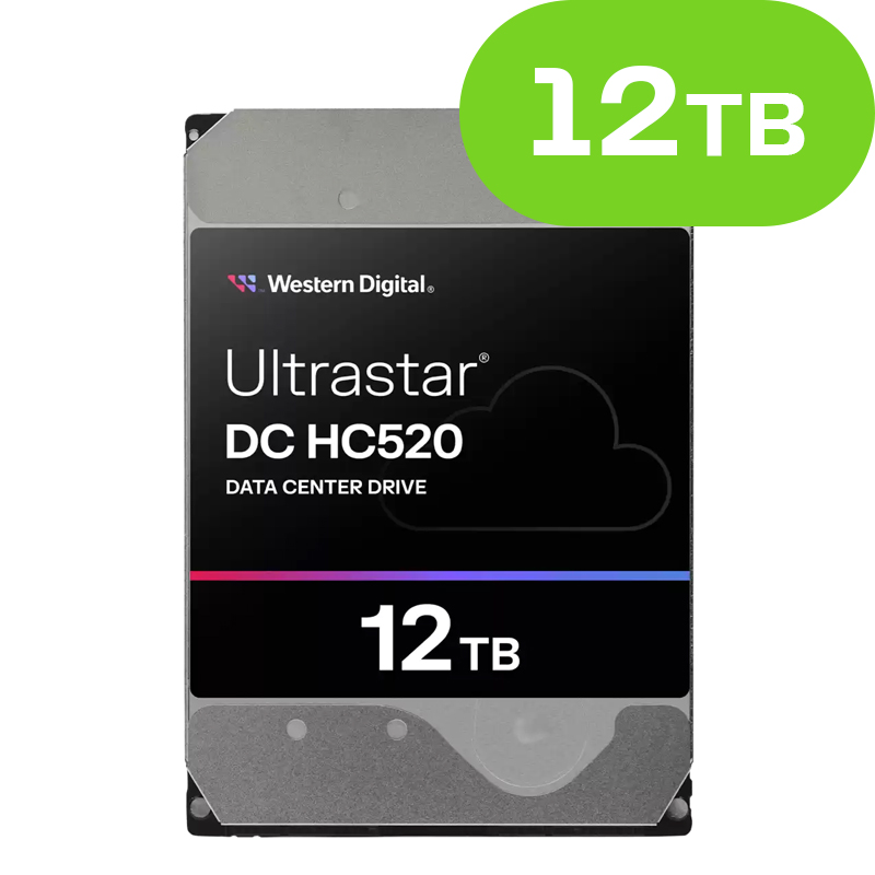 12TB Western Digital Ultrastar DC HC520 SATA Enterprise HUH721212ALE604