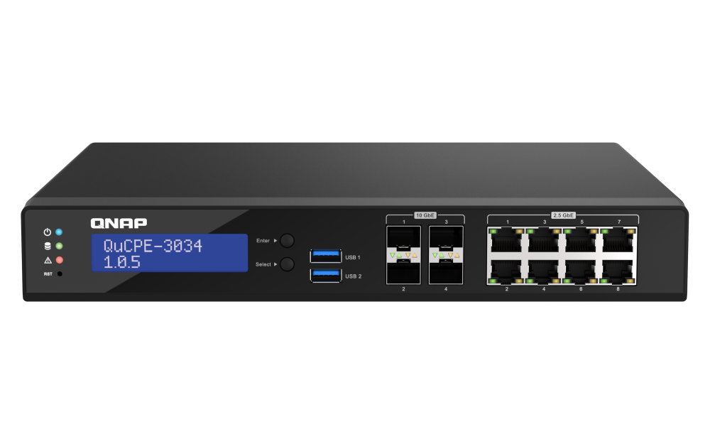 QNAP Server QuCPE-3034-C3758R-16G