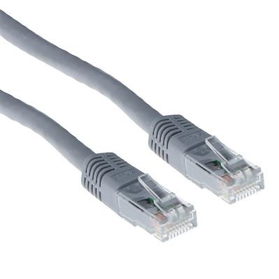 ACT U/UTP 1,5 meter CAT6 patchkabel met RJ45 connectoren grijs