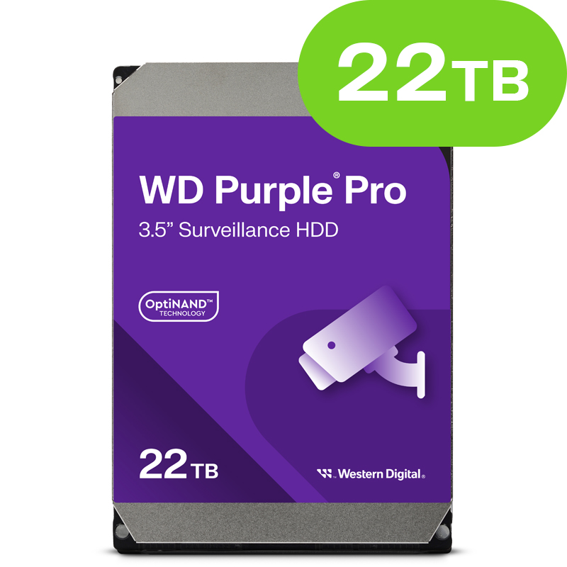 22TB WD Purple Pro Surveillance WD221PURP