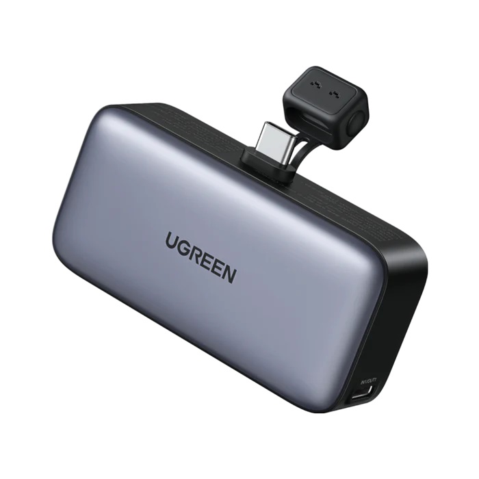 UGREEN 5000mAh Power Bank with Built-in USB-C Connector&Kickstand 35338