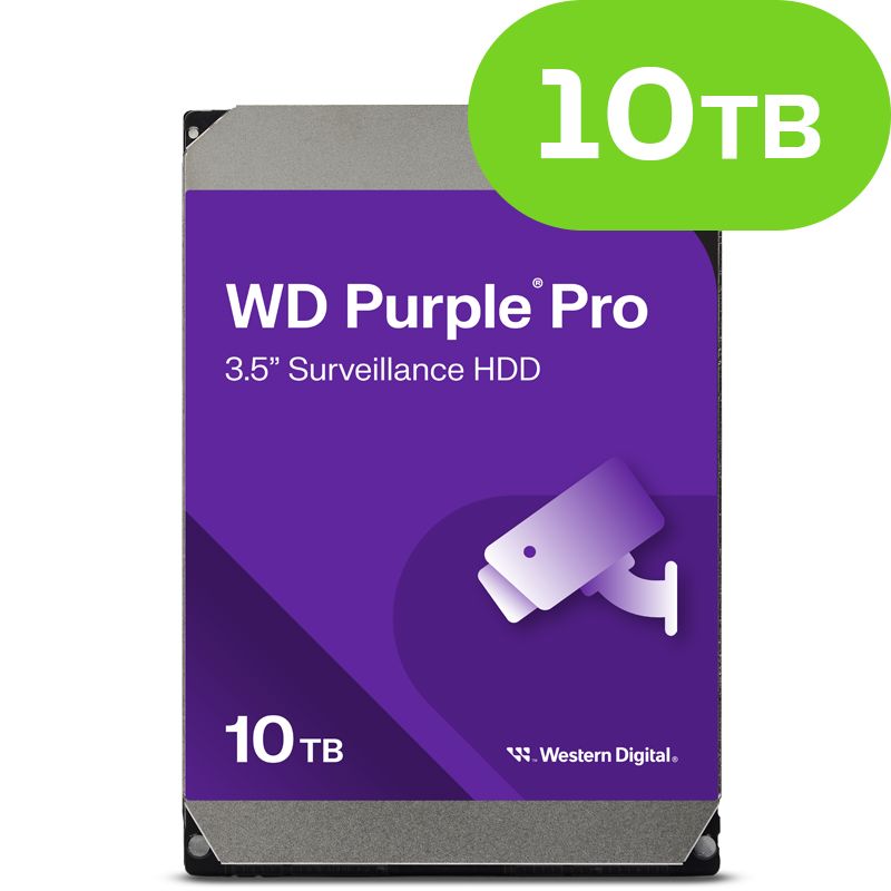 10TB Western Digital Purple Pro Surveillance Storage HDD WD102PURP