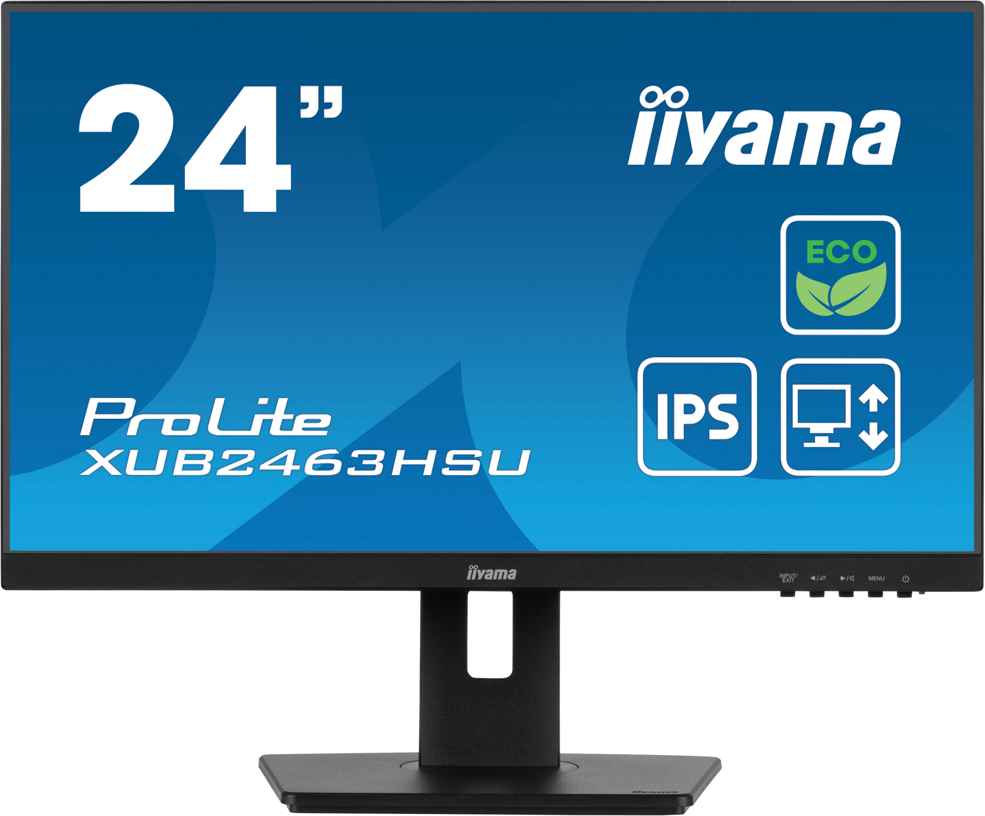 iiyama XUB2463HSU-B1 24 inch IPS Full HD-paneel met energieklasse B