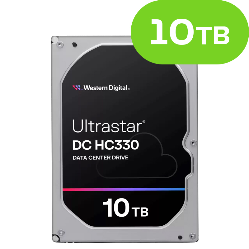 10TB Western Digital Ultrastar DC HC330 SATA Enterprise WUS721010ALE6L4