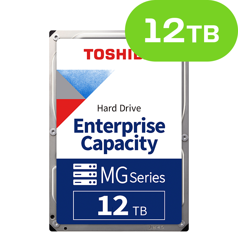 12TB Toshiba Enterprise MG09ACA12TE Hard Drive SATA 3.5 7200rpm 256 MB 512e