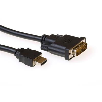 ACT Verloopkabel HDMI A male naar DVI-D male 1.00 m