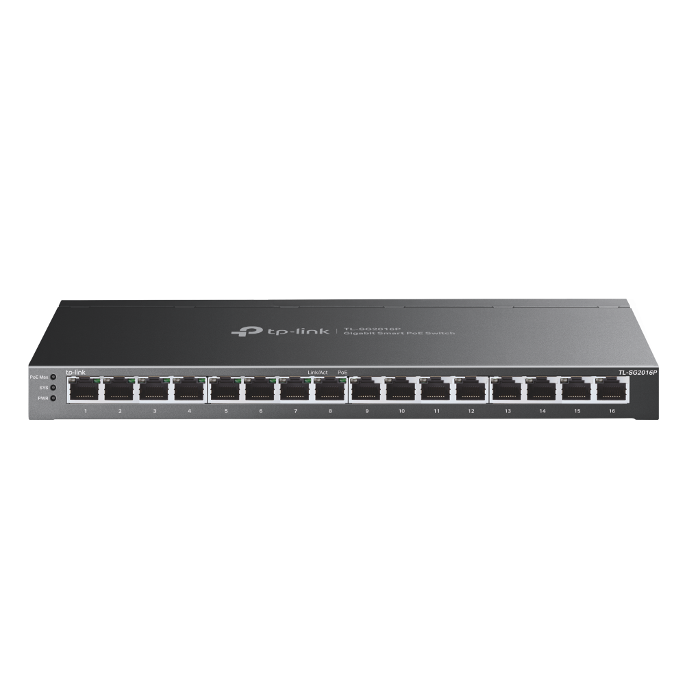 TP-Link 16-port Gigabit POE switch (JetStream) SG2016P