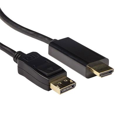 ACT Verloopkabel DisplayPort male naar HDMI-A male 3,00 m