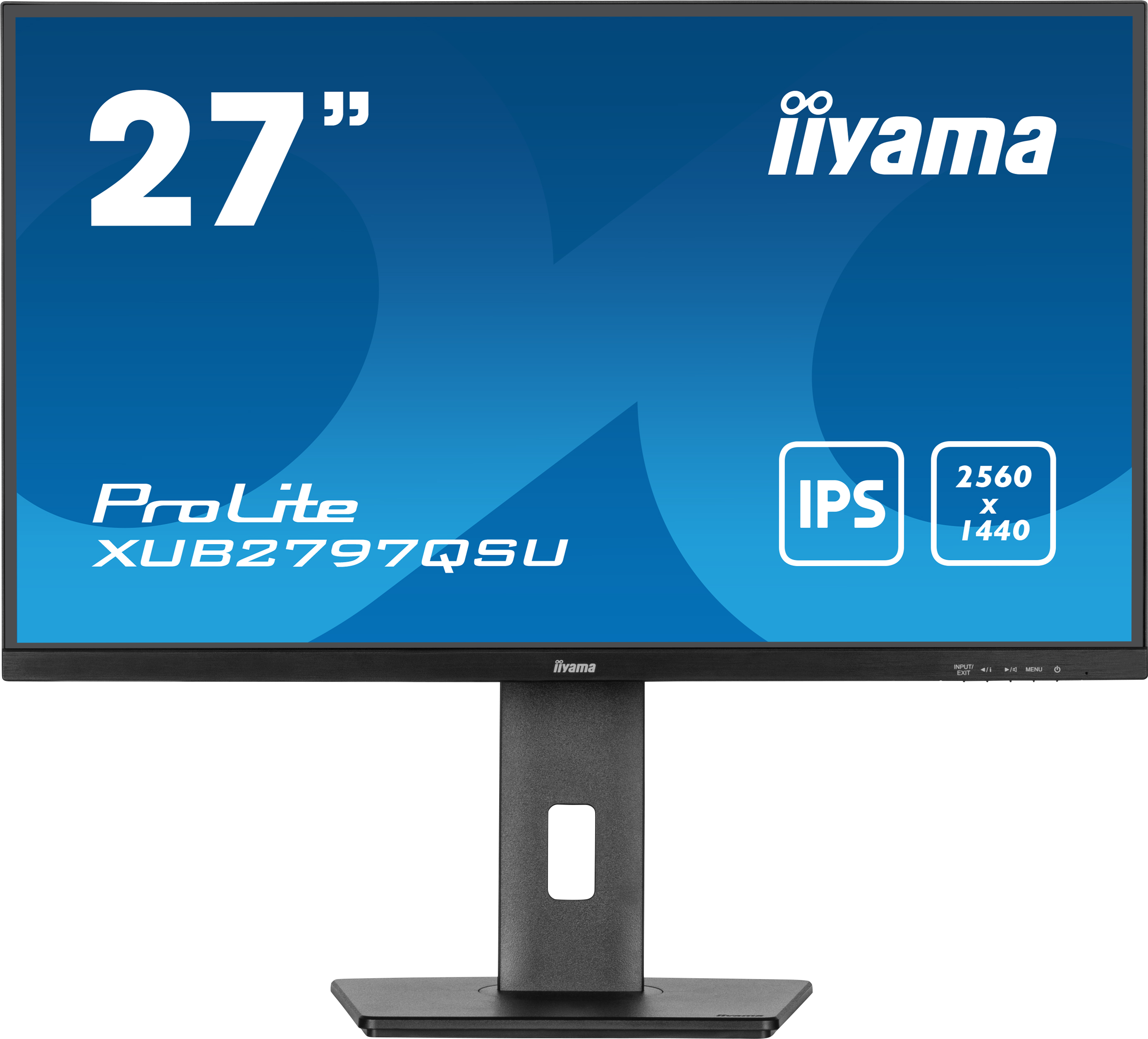 iiyama ProLite XUB2797QSU-B2 27inch IPS 2560x1440 100Hz IPS monitor met USB-hub