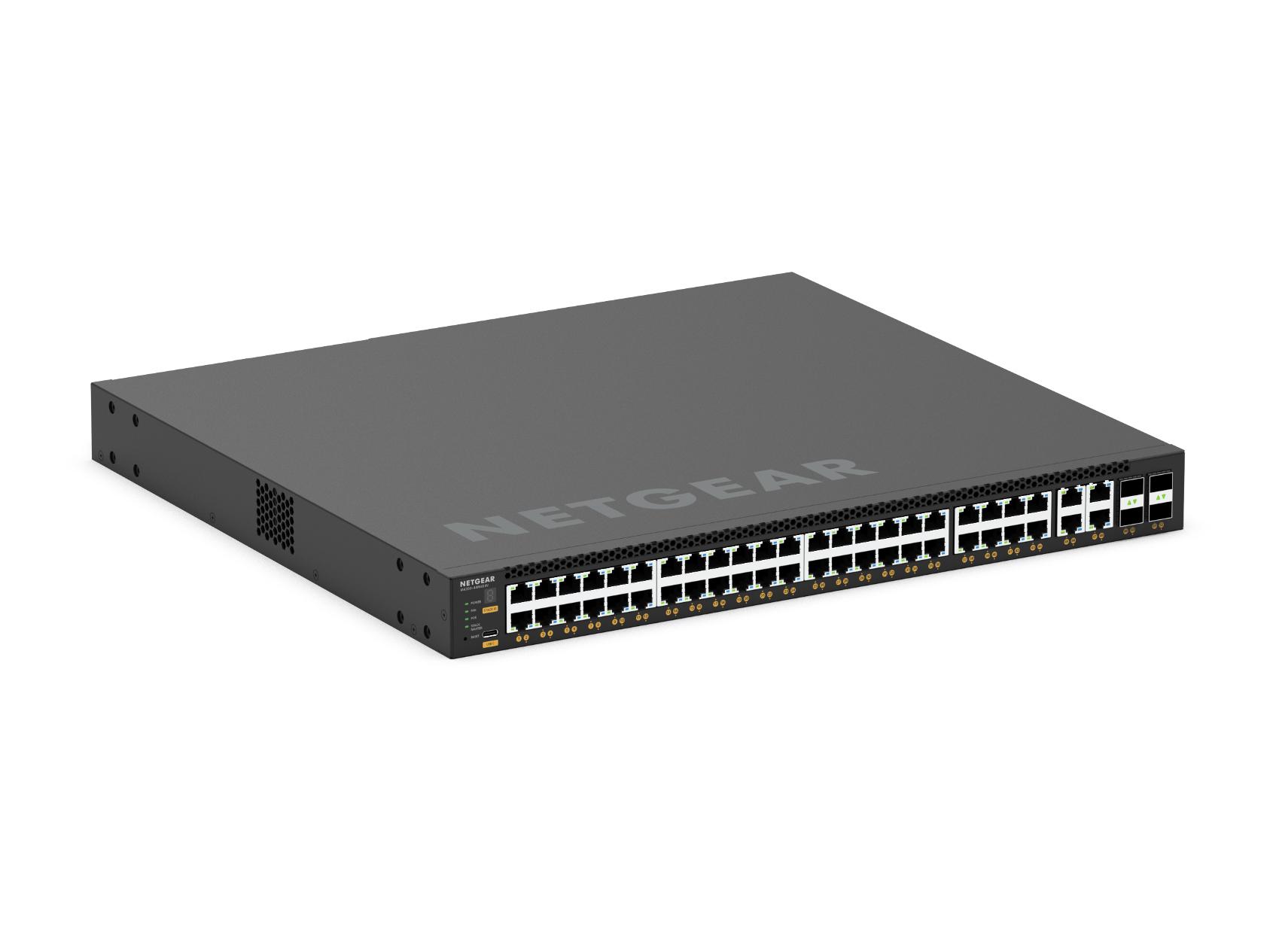 Netgear L3 44x2.5G + 4x10G + 4x25G SFP28 PoE++ managed switch MSM4352-100NES