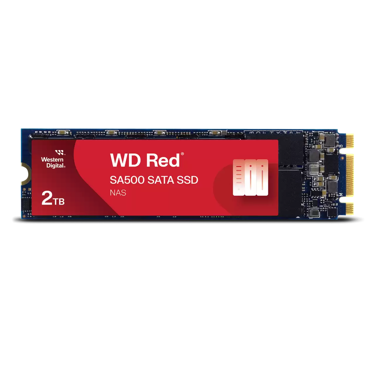 2TB WD RED SA500 NAS SATA M.2 2280 SSD WDS200T1R0B